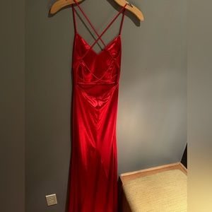 Bright Red Prom Dress